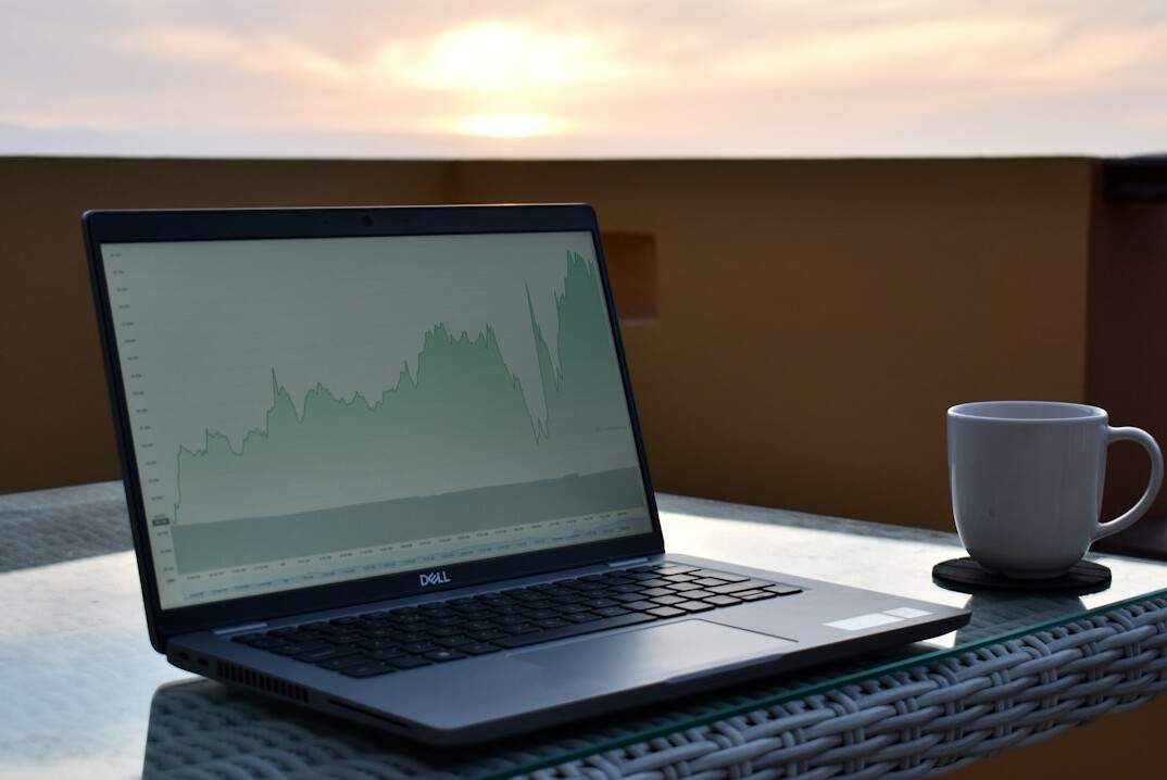 laptop with insurance analytics