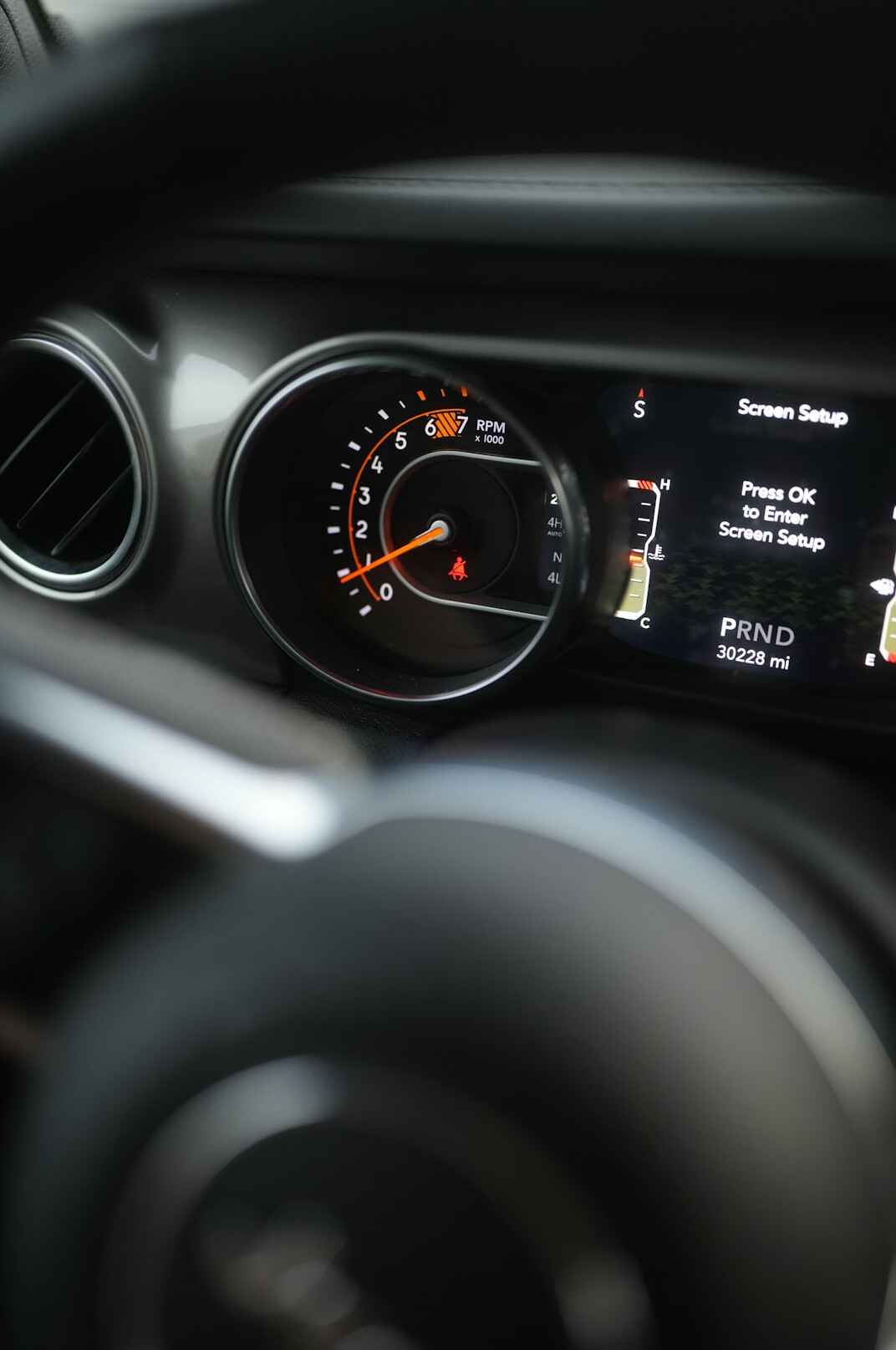 Analytics dashboard on a computer screen